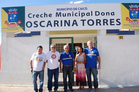 Membros do Rotary Club de Caicó e Rotary Club de Caicó Centenário acompanharam os jovens do Rotaract Club
