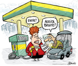 aumento da gasolina