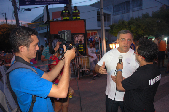 O prefeito Roberto Germano também avaliou o carnaval de Caicó para a TV Cidade Interativa 