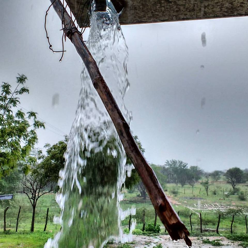 Chuva em Caicó nesta terça-feira (01) - Foto: Marcos Dantas