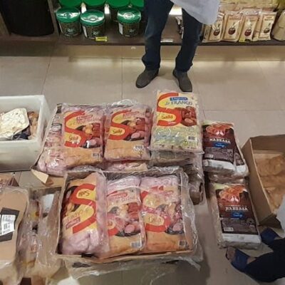 Peças de carne vencidas foram apreendidas em frigorífico no interior do RN — Foto: Cedida