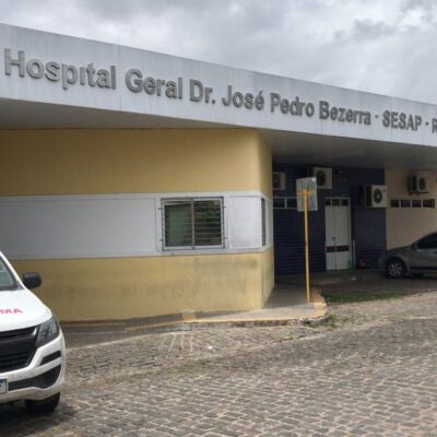 Hospital Santa Catarina, na Zona Norte de Natal — Foto: Geraldo Jerônimo/Inter TV Cabugi