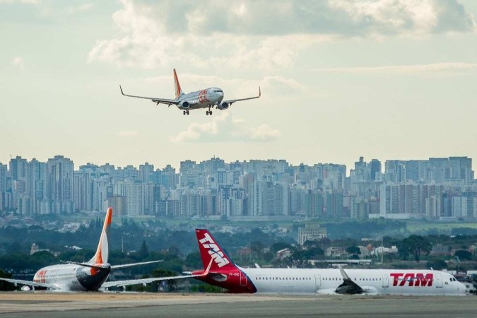 Aeroporto JK  de Brasília  -  (crédito:  Reprodução/Redes Sociais)