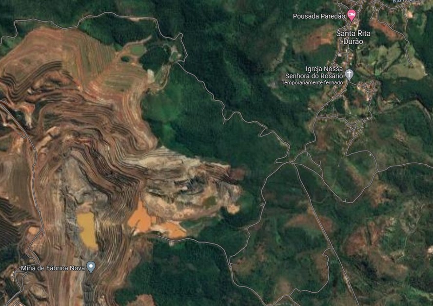 Estruturas de mina da Vale são interditadas em Mariana (MG)