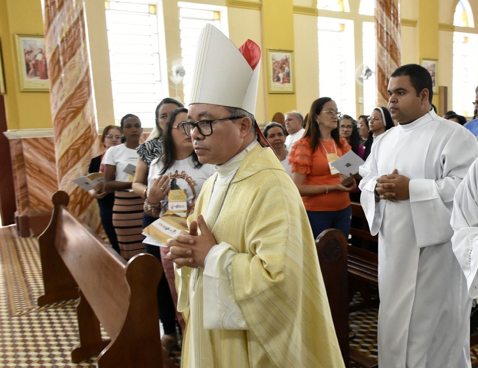 Dom Francisco de Sales Alencar Batista, nomeado bispo de Mossoró — Foto: Diocese de Cajazeiras/Divulgação