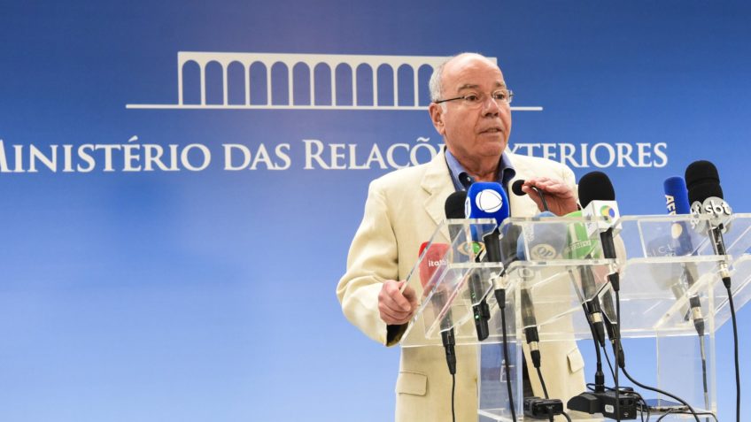 O ministro das Relações Exteriores, Mauro Vieira