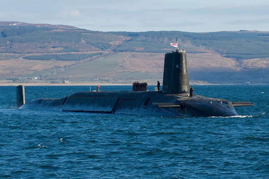 Submarino de classe 'vanguard' da marinha britânica