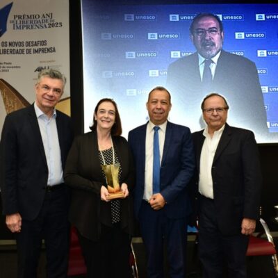 Prêmio ANJ de Liberdade de Imprensa é concedido à Unesco