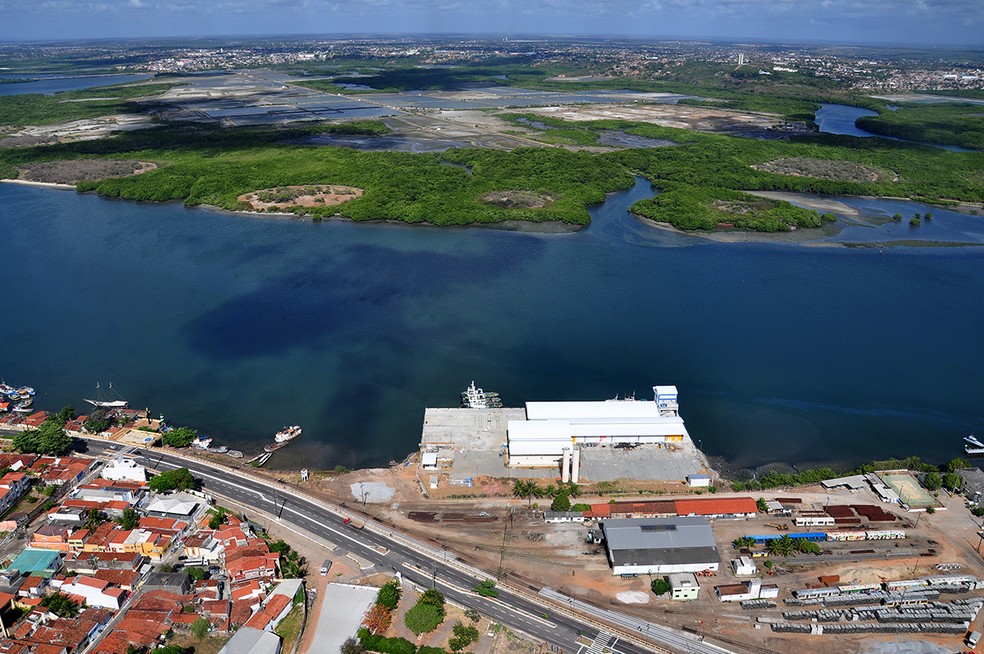Terminal Pesqueiro de Natal RN Ribeira Rio Potengi Rio Grande do Norte — Foto: Divulgação/Governo do RN