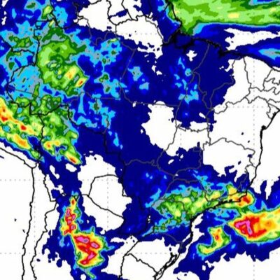 Chuvas se concentram no Sudeste, Centro-Oeste e Norte do país, nesta quinta-feira