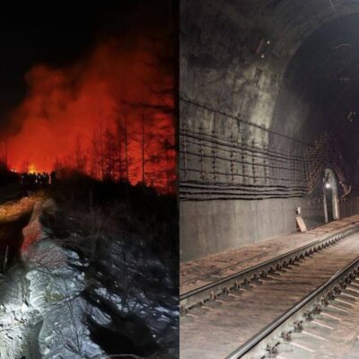 Ataque à ferrovia 'paralisou' o transporte de bens por um dos túneis mais longos da Rússia