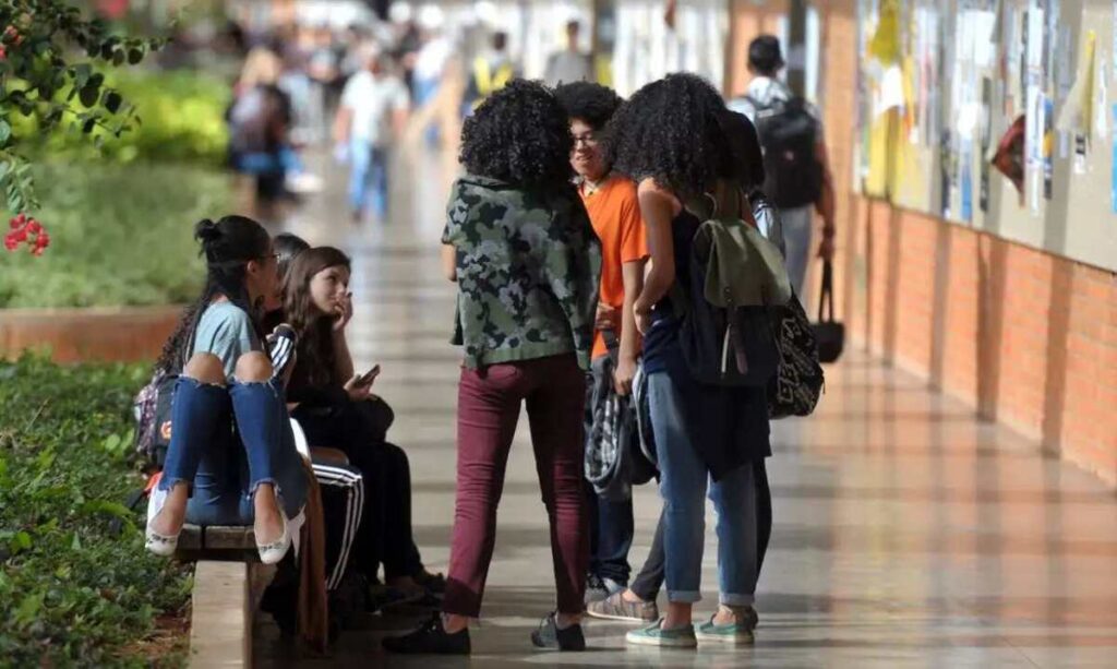 Segundo o IBGE, 2,1 milhões de pessoas (45,3%) se declararam pardos -  (crédito: Marcello Casal Jr/Agência Brasil)