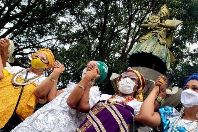 No Brasil, Iemanjá também é conhecida por outros nomes, como Janaína, Aiucá e Inaé -  (crédito: Carlos Vieira/CB/D.A Press)