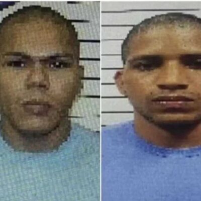 Deibson Cabral, de 33 anos, e Rogério da Silva Mendonça, de 36 anos -  (crédito: Reprodução/Secretaria de Estado de Segurança Pública do Acre)