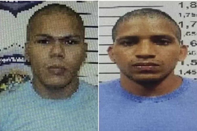 Deibson Cabral, de 33 anos, e Rogério da Silva Mendonça, de 36 anos -  (crédito: Reprodução/Secretaria de Estado de Segurança Pública do Acre)