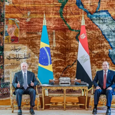 Cairo, Egito, 15.02.2024 - Reunião com o Presidente do Egito, Abdel Fatah El-Sisi. Foto: Ricardo Stuckert/PR
