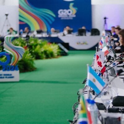 Reunião de vice-ministros da Fazenda e vice-presidentes de Bancos Centrais do G20, na segunda-feira