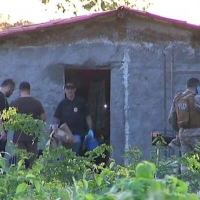 Casa na zona rural de baraúna foi usada como esconderijo pelos fugitivos de Mossoró — Foto: Reprodução/Inter TV Cabugi