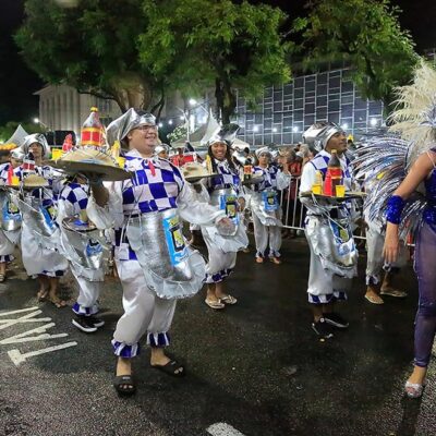 Malandros do Samba foi a campeã do carnaval de Natal em 2023 — Foto: Canindé Soares