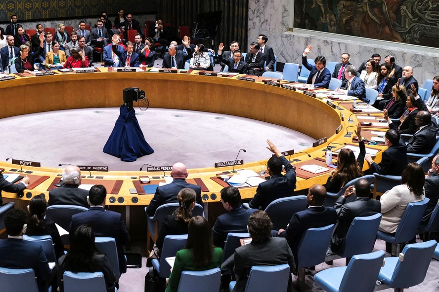 Embaixadores votam em resolução sobre a guerra em Gaza no Conselho de Segurança da ONU