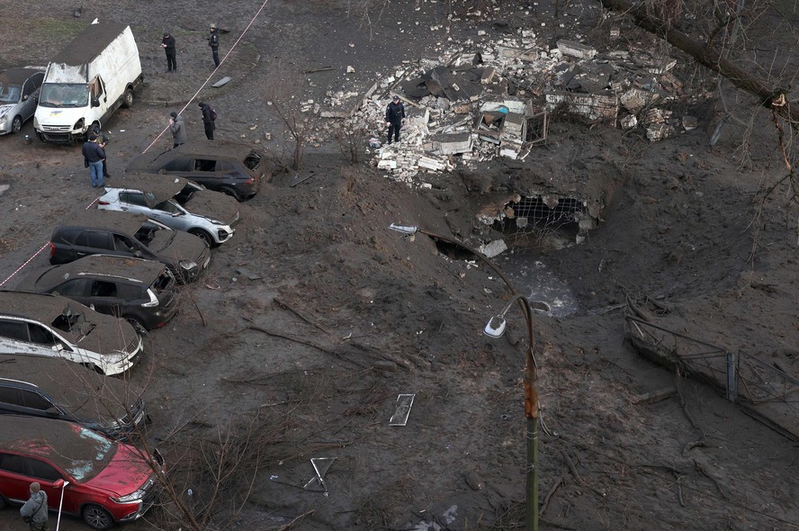 Rússia lançou maior bombardeio contra a capital ucraniana em semanas