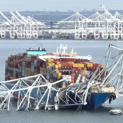 'Dali desgovernado': ponte destruída nos EUA afeta 155 mil empregos, mais de 50 empresas e gera 'crise' de R$ 400 bilhões
