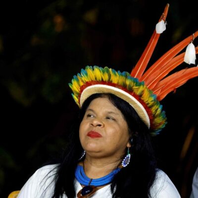 A ministra dos Povos Indígenas, Sonia Guajajara