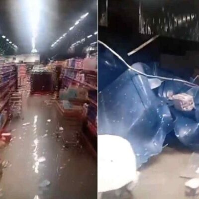 Desabamento em supermercado no Paraná deixa três mortos e 12 feridos
 -  (crédito: Reprodução/Redes sociais)