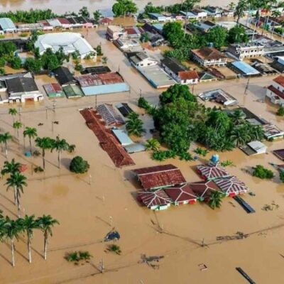 Enchentes afetam mais de 100 mil pessoas na região -  (crédito: Marcos Vicentti/Secom)