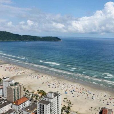 Mais de 50% da população brasileira mora a uma distancia de até 150km do mar  -  (crédito: Fred Casagrande/Prefeitura de Praia Grande)