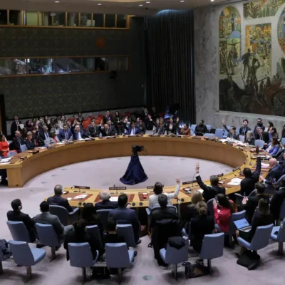 Conselho de Segurança da ONU em Nova York
 25/3/2024   REUTERS/Andrew Kelly