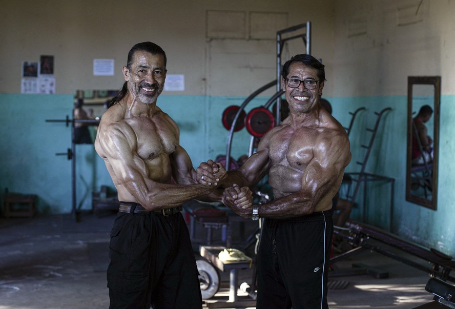 Os irmãos fisiculturistas, Walter e Carlos Arturo Pérez