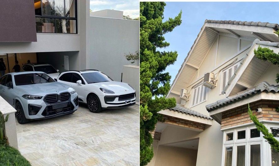 BMW, casarão e dinheiro falso: casal de influencers é investigado por promover rifas ilegais de carros de luxo, em SP
