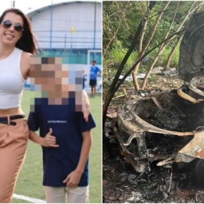 Carro de mulher que desapareceu em SP após deixar filhos com amiga é encontrado queimado
