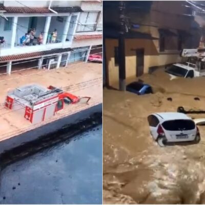 Chuvas alagaram cidades do Espírito Santo e deixaram desalojados