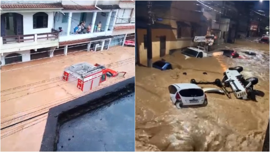 Chuvas alagaram cidades do Espírito Santo e deixaram desalojados
