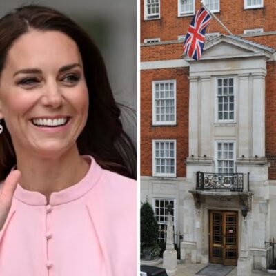 Kate Middleton está internada no famoso The London Clinic