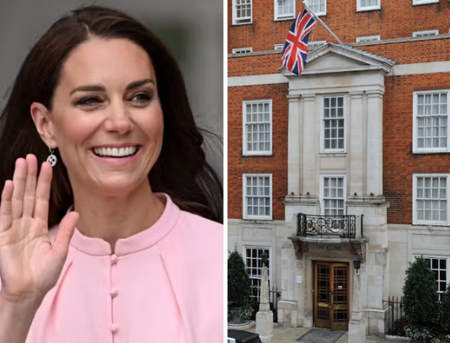 Kate Middleton está internada no famoso The London Clinic