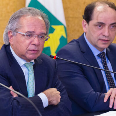 Paulo Guedes, ex-ministro da Economia, e Waldery Rodrigues, ex-secretário da Fazenda