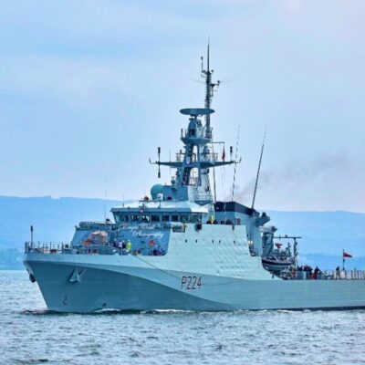 Navio-patrulha HMS Trent irá realizar exercícios militares na Guiana