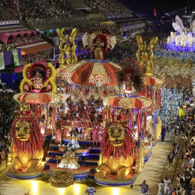 Rio de Janeiro. 13/02/2024. Carnaval 2024  Sambódromo da Marquês de Sapucaí, desfile da Portela.
Foto: Alex Ferro | Riotur