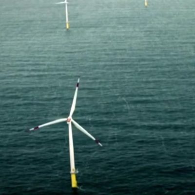 Produção de energia eólica offshore — Foto: Inter TV Cabugi/Reprodução