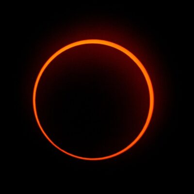 Eclipse solar visto de Penonome, Panama