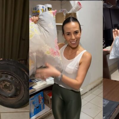 Dona de motel em Goiânia (GO), Krisley Marques, viralisa nas redes sociais ao compartilhar curiosidades do ambiente de trabalho
