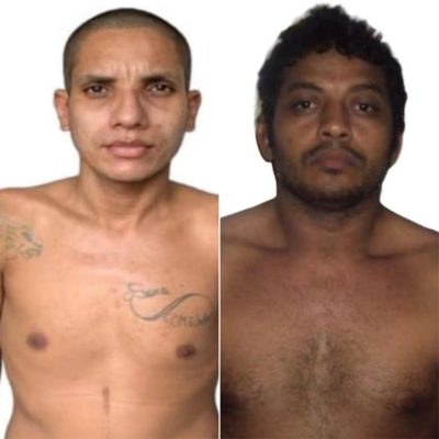 Fugitivos da Penitenciária Rogério Madruga Coutinho — Foto: Divulgação/Seap