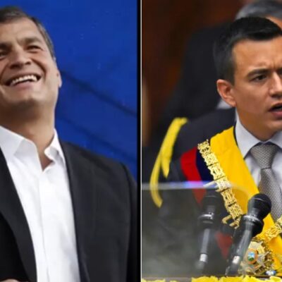 Ex-presidente do Equador, Rafael Correa, criticou Noboa por ação em embaixada mexicana