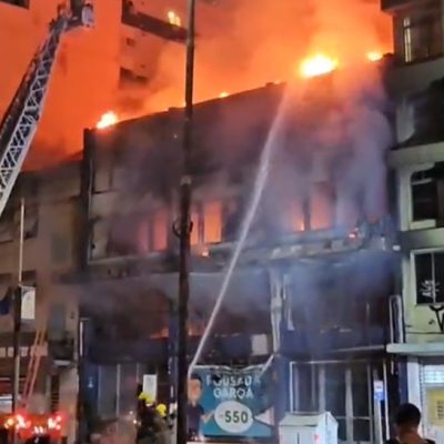 Incêndio em pousada deixa ao menos nove mortos na madrugada desta sexta-feira