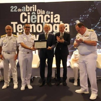Dia da Ciência, Tecnologia e Inovação (CT&I) da Marinha foi comemorado em evento com autoridades dos Três Poderes, no Clube Naval, em Brasília -  (crédito: Divulgação)