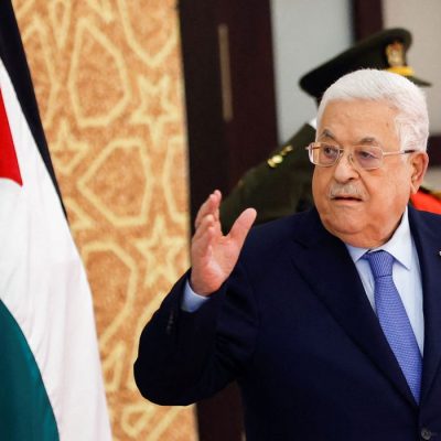 Palestina. O primeiro-ministro palestino, Mohammad Abbas. Foto REUTERS Mohammed Torokman