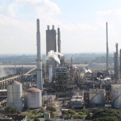 Fábrica de Fertilizantes Nitrogenados da Petrobras no Paraná, com operação paralisada desde 2020 | Créditos: Sindipetro SJC